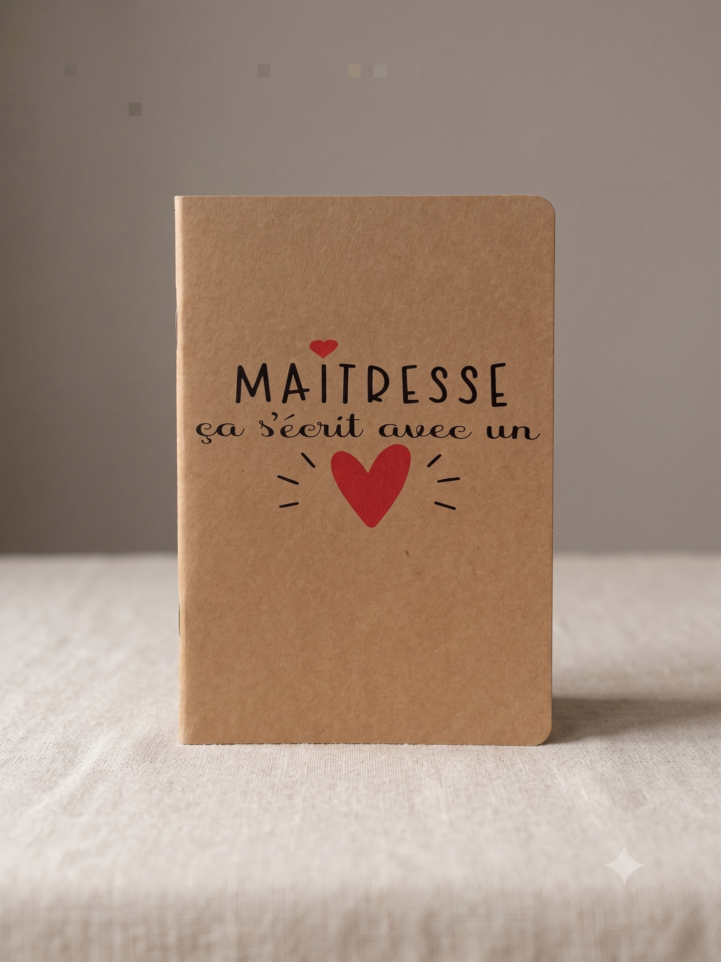 Cahier cartonné Maîtresse