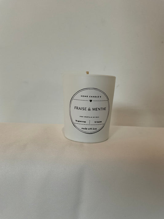 Fraise et menthe
