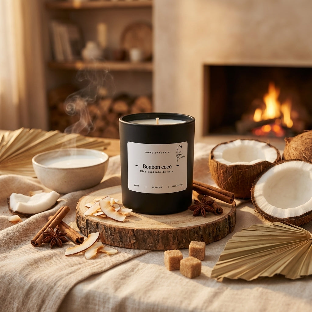 Bougie artisanale parfumée 220g