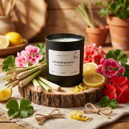 Bougie artisanale parfumée 220g