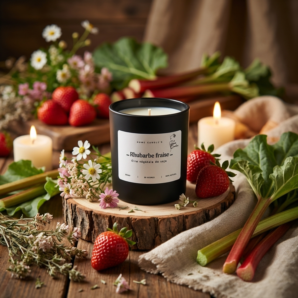 Bougie artisanale parfumée 220g