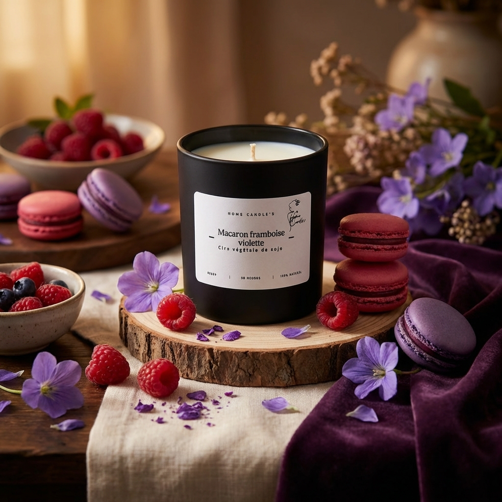 Bougie artisanale parfumée 220g