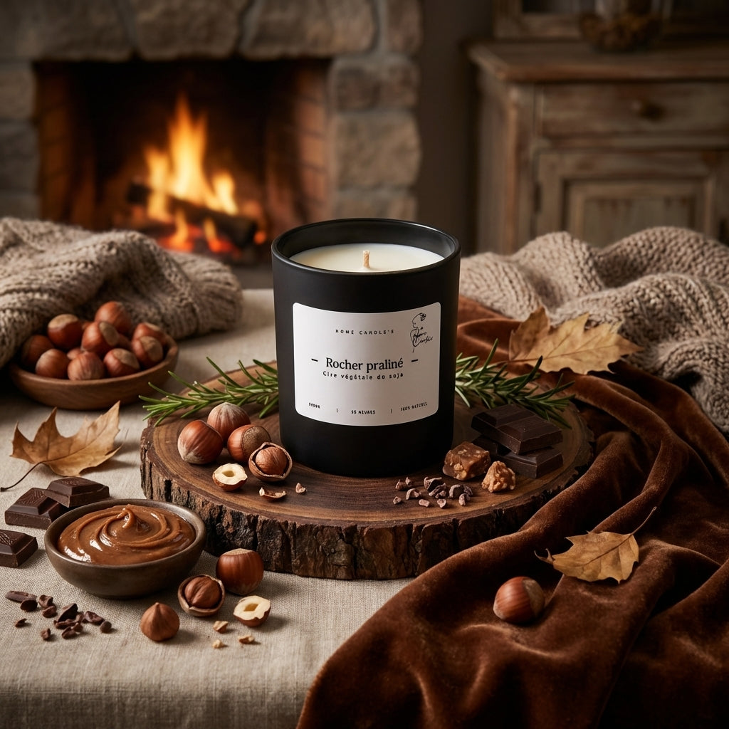 Bougie artisanale parfumée 220g